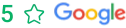 icono de estrella y logo de google reviews